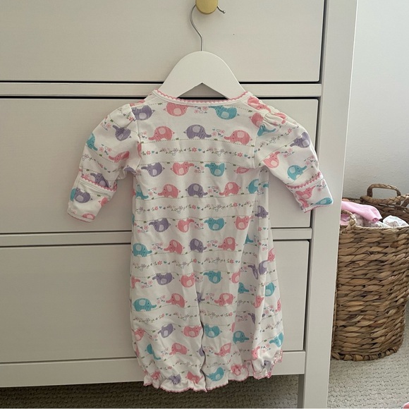 Kissy Kissy Elephant Convertible Gown Size Newborn - Picture 2 of 2